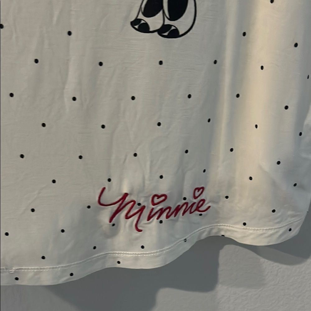 Disney Parks Disney Minnie Mouse Polka Dot Women's Top - Cream - Picture 4 of 6